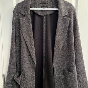 Reitmans Signature Black and White Textured Blazer